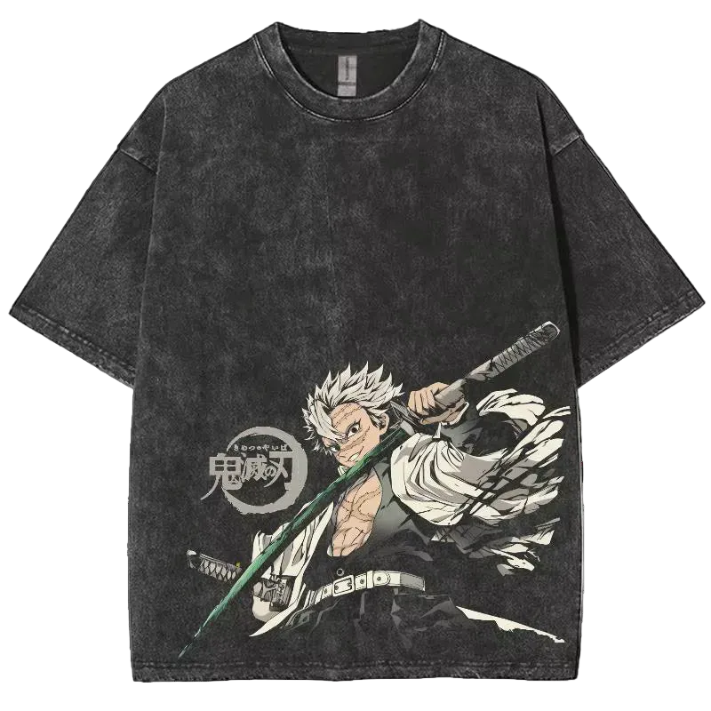 Sanemi Demon Slayer Logo Tee