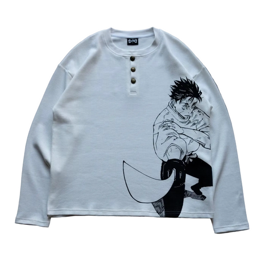 Yuta Battle Stance Long Sleeve Shirt